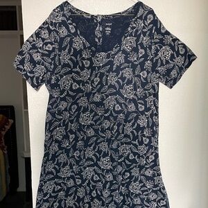 J.Jill Womens T-Shirt Dress with Pockets